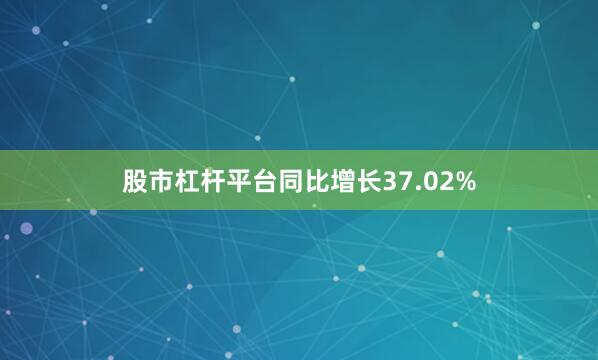 股市杠杆平台同比增长37.02%